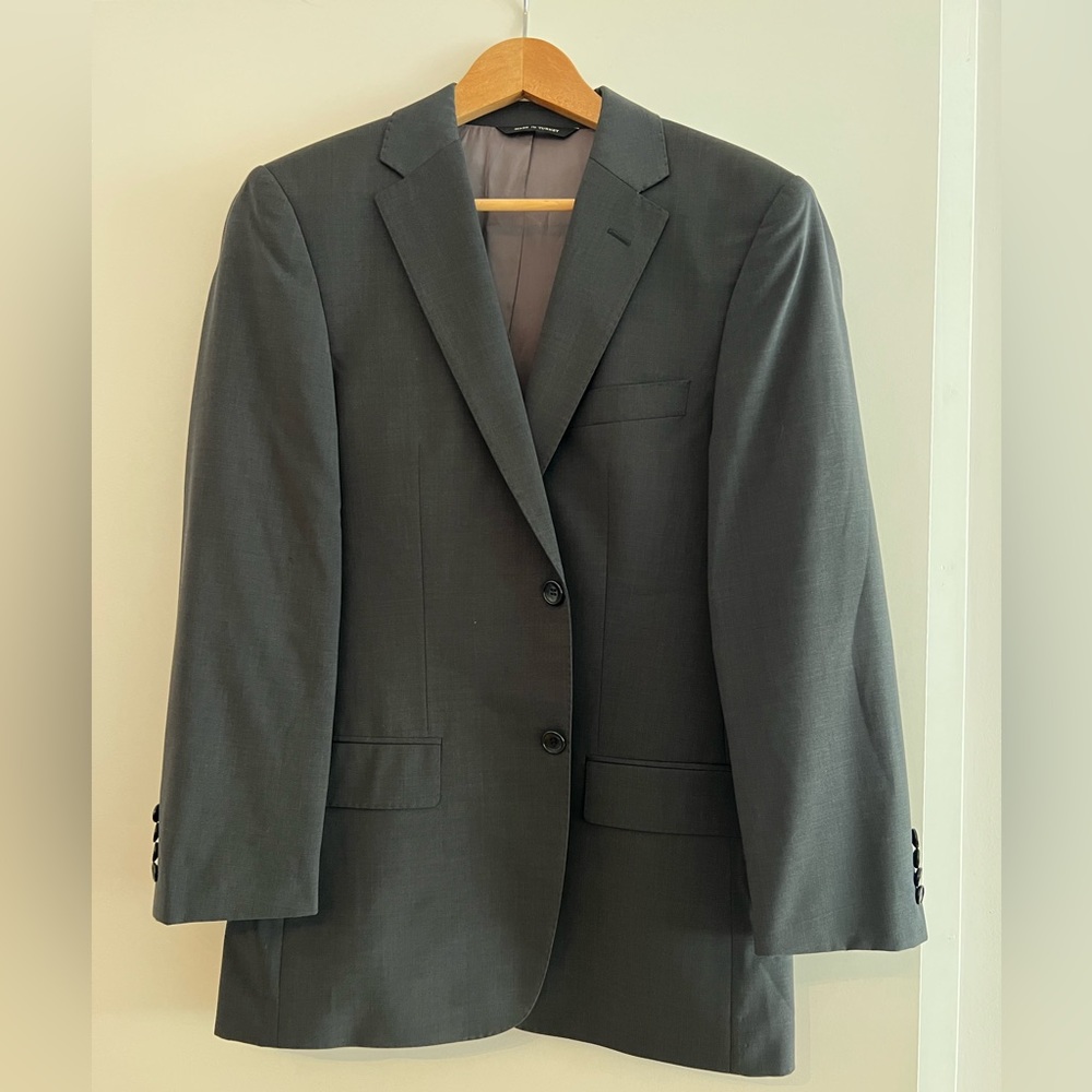 SARAR - Two Piece Suit - Grey - 36R + 31/30 - Very High End! Made in Turkey